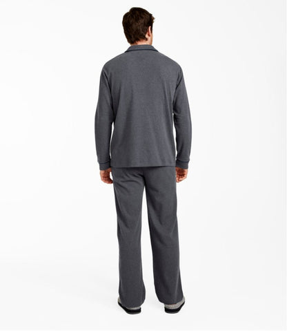 Men's Bean's Cotton Knit Pajamas, Button-Front PJ Set / L.L.Bean