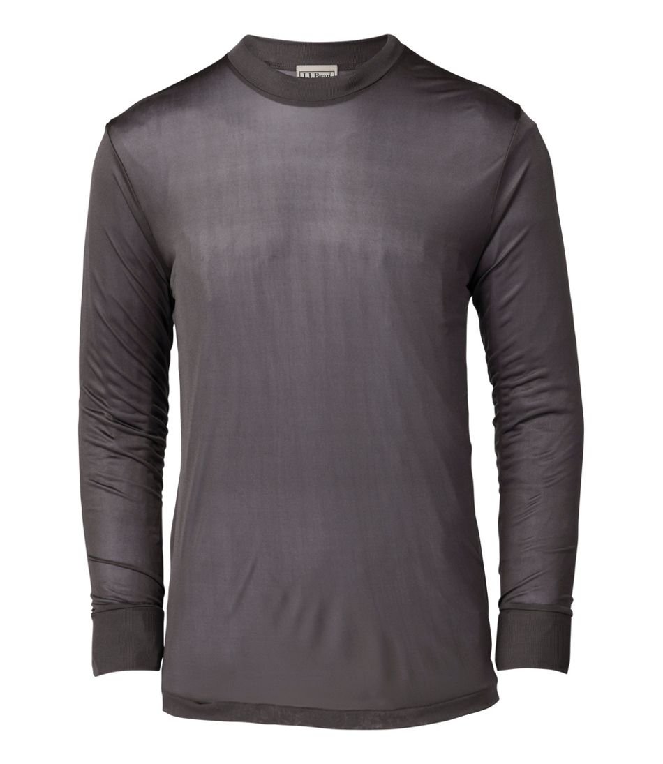 Men's Silk Underwear, Crewneck / L.L.Bean