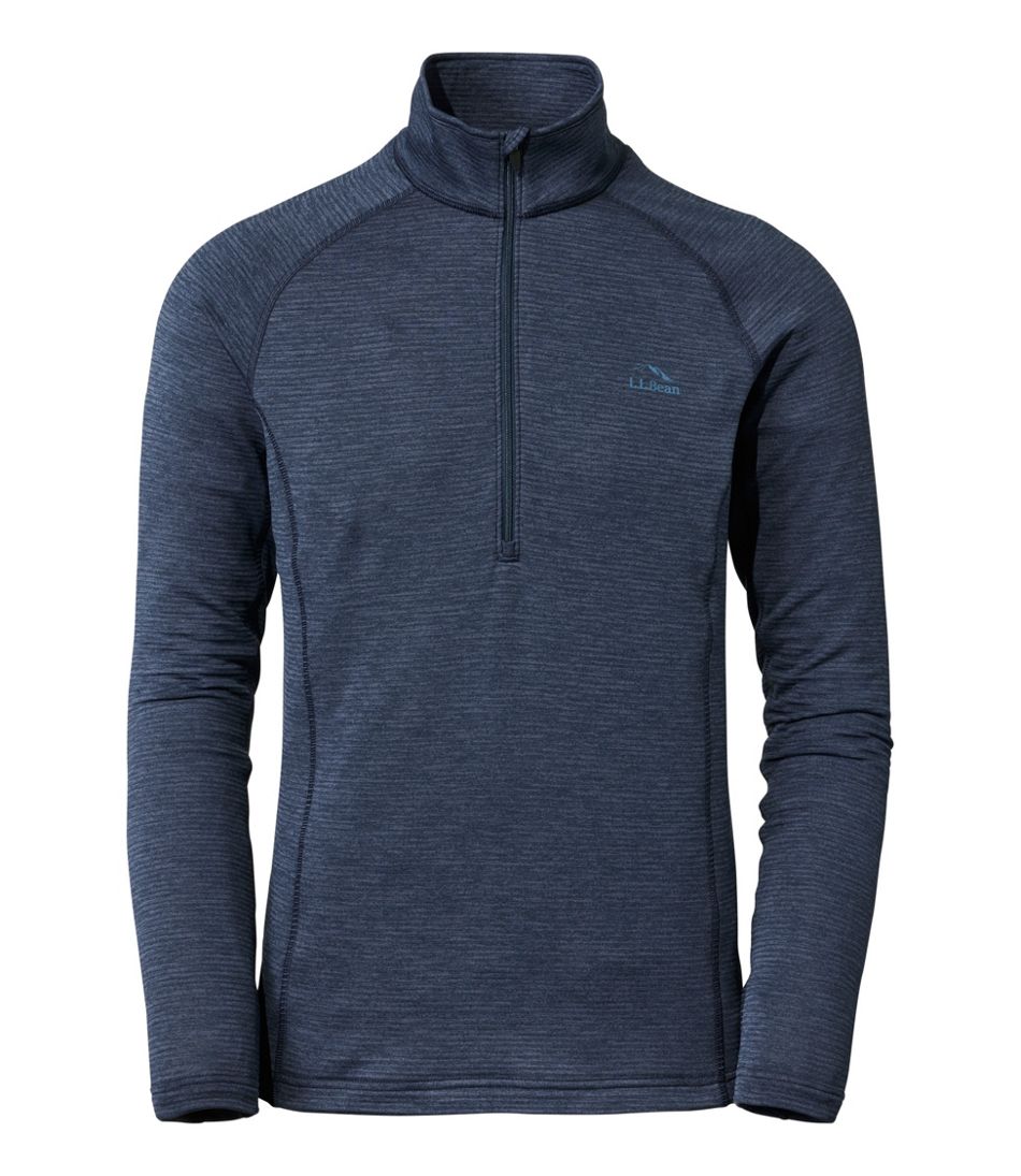 Men's Midweight Base Layer Crew Top, 1/4 Zip / L.L.Bean