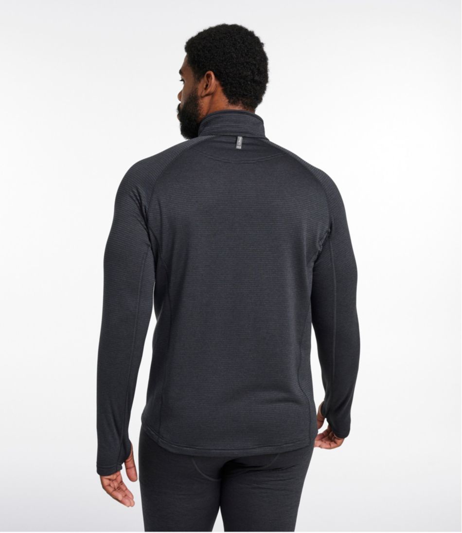 Men's Midweight Base Layer Crew Top, 1/4 Zip / L.L.Bean