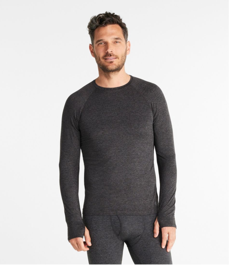 Men's Simple Soft Base Layer, Crew / L.L.Bean