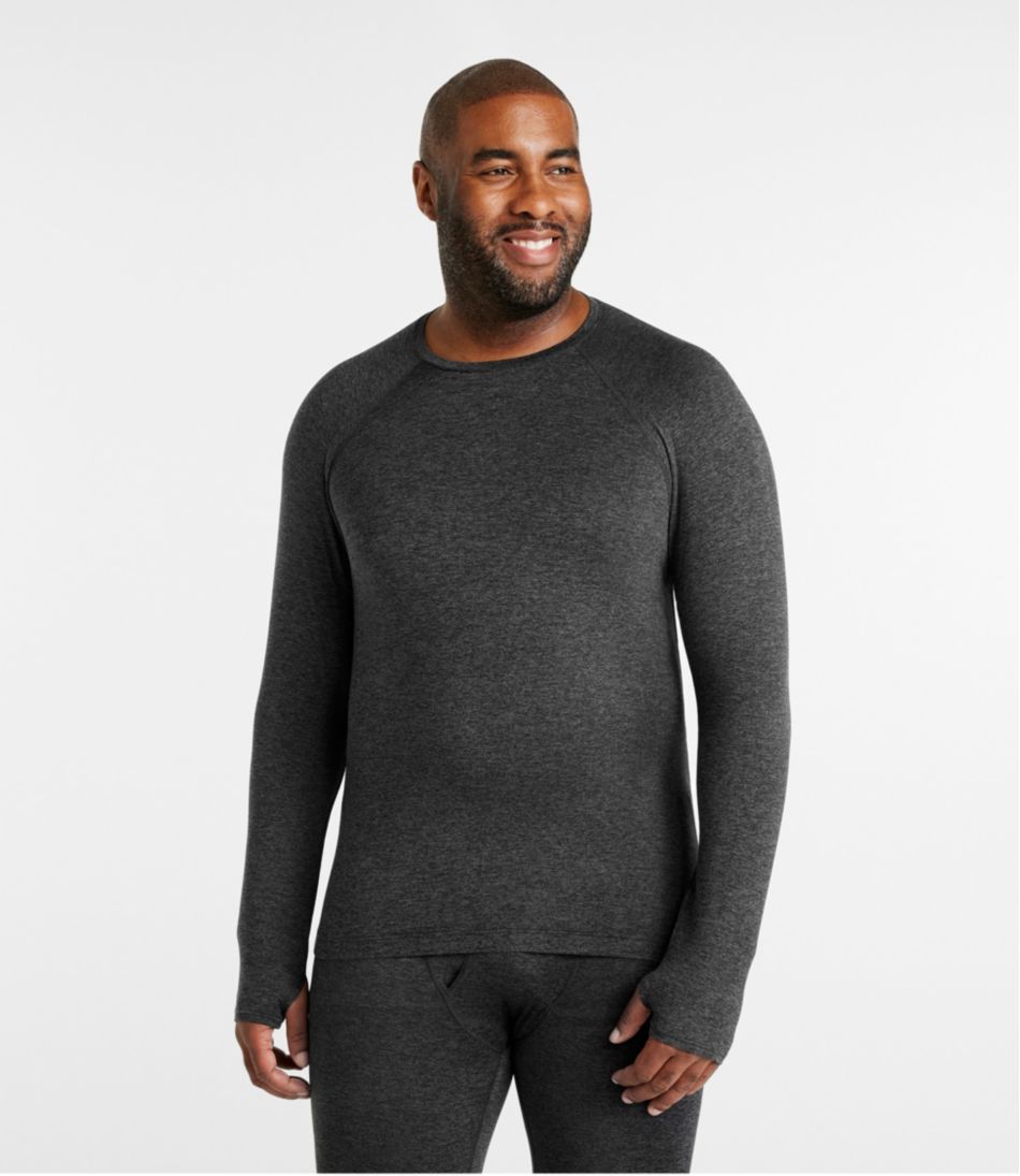 Men's Simple Soft Base Layer, Crew / L.L.Bean