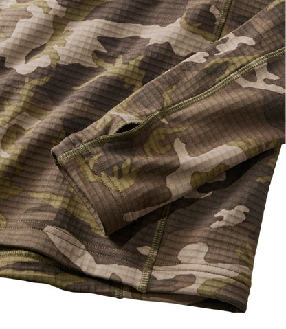 Men's Heavyweight Base Layer Crew Top, Print / L.L.Bean