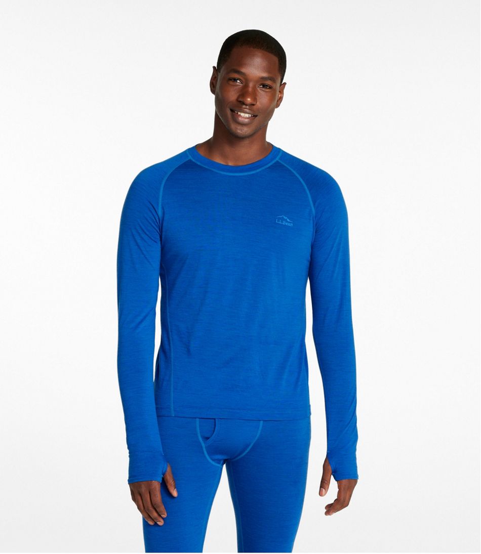 Men's Cresta Ultralight 150 Crew Top, Stripe / L.L.Bean