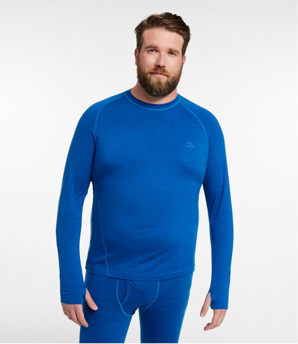 Men's Cresta Ultralight 150 Crew Top, Stripe / L.L.Bean