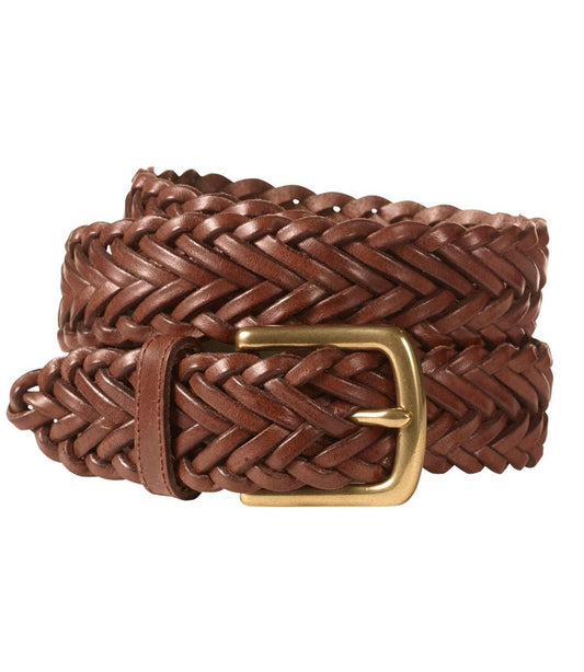 Men's Essential Braided Leather Belt / L.L.Bean