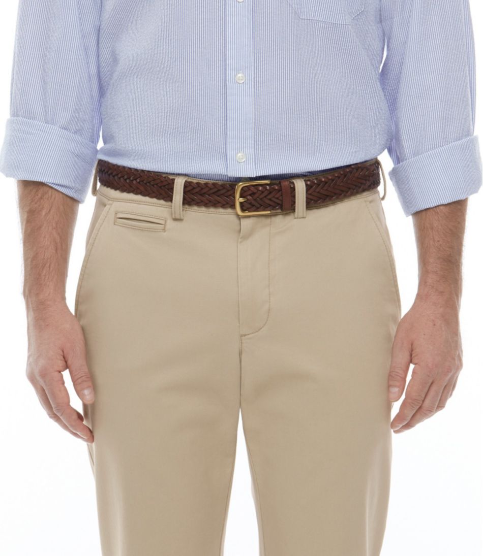 Men's Essential Braided Leather Belt / L.L.Bean
