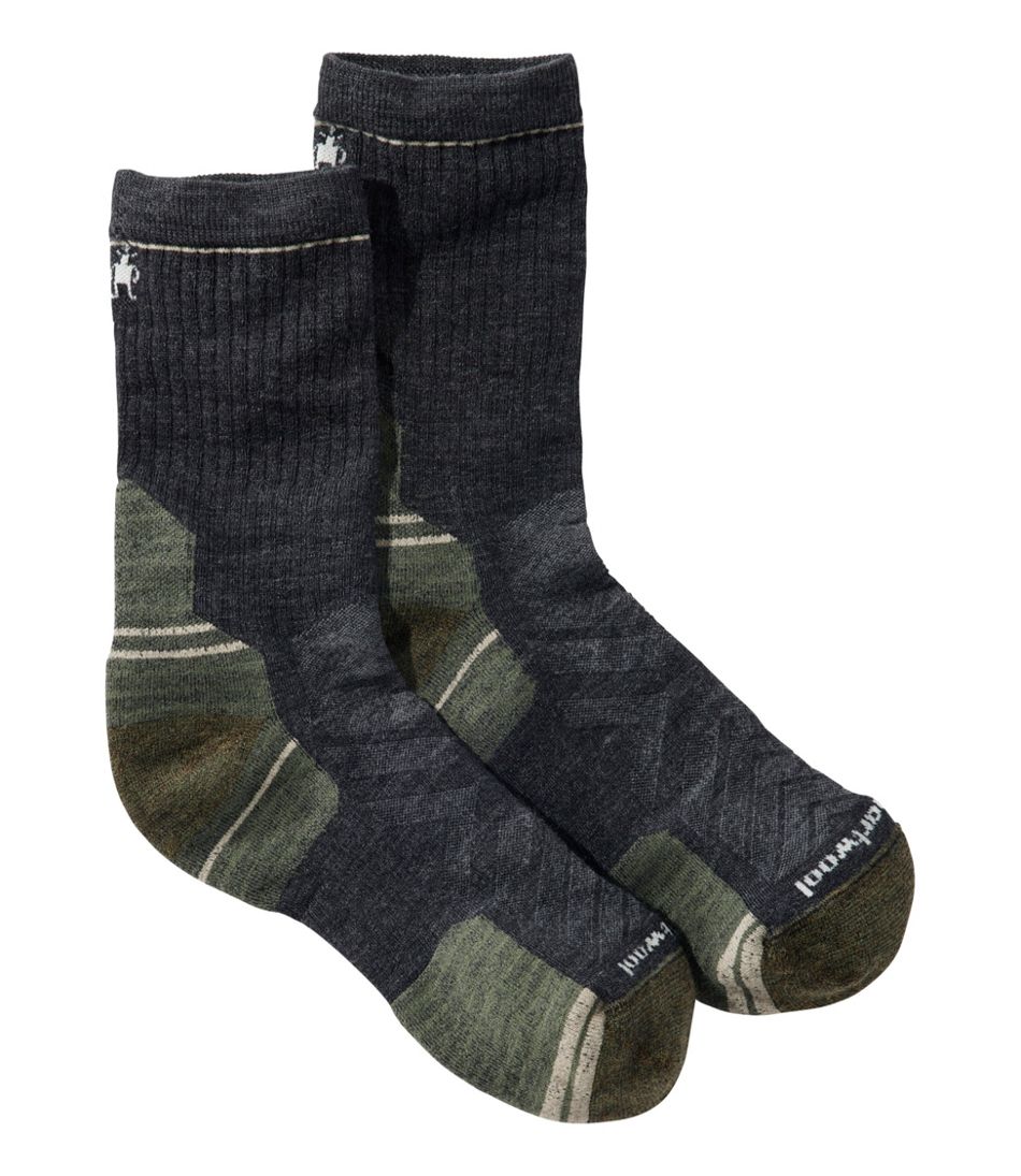 Men's Smartwool Hike Targeted Cushion Mid Crew Socks / L.L.Bean