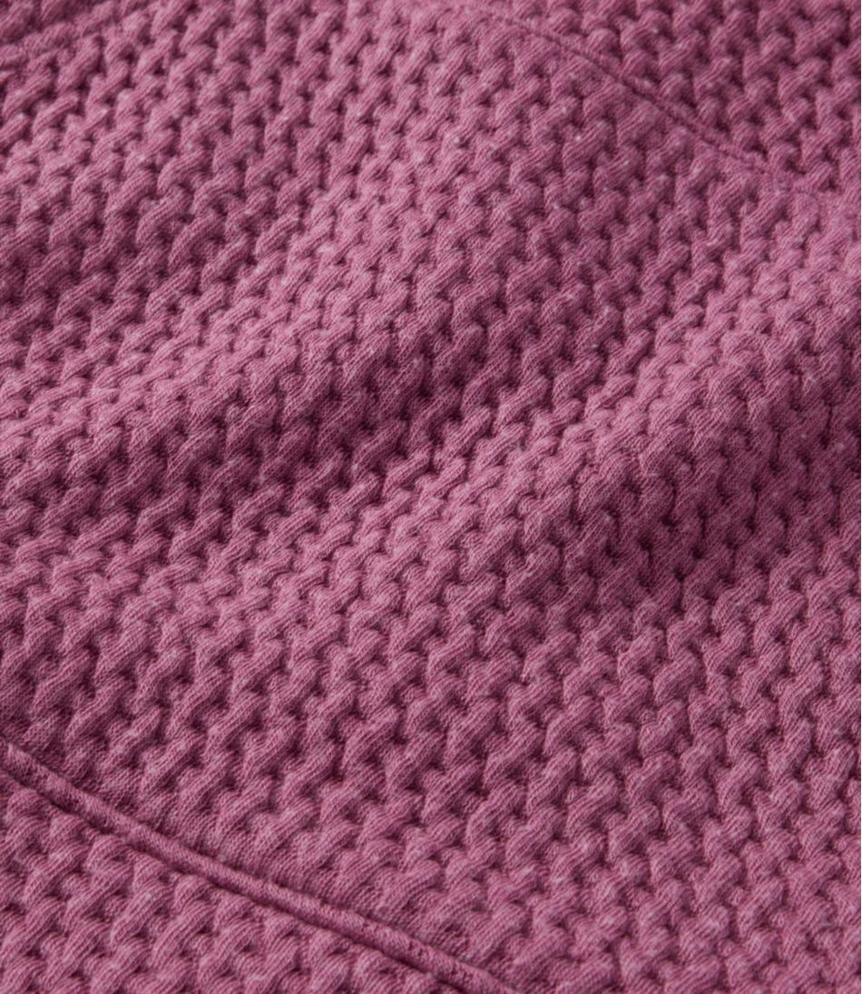Kids' Ridgeknit Pullover, Glow-in-the-Dark Quarter-Zip / L.L.Bean