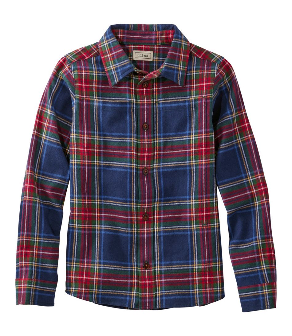 Kids' Scotch Plaid Flannel Shirt / L.L.Bean