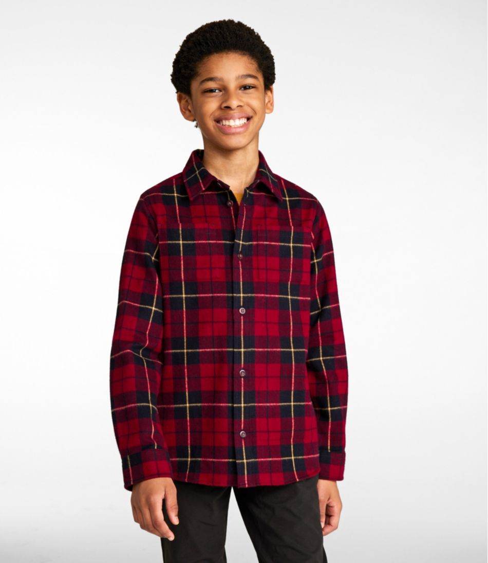 Kids' Scotch Plaid Flannel Shirt / L.L.Bean