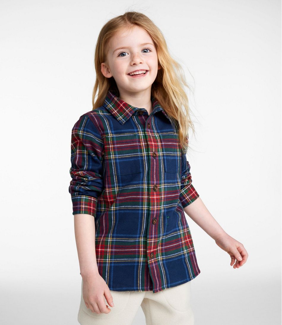 Kids' Scotch Plaid Flannel Shirt / L.L.Bean