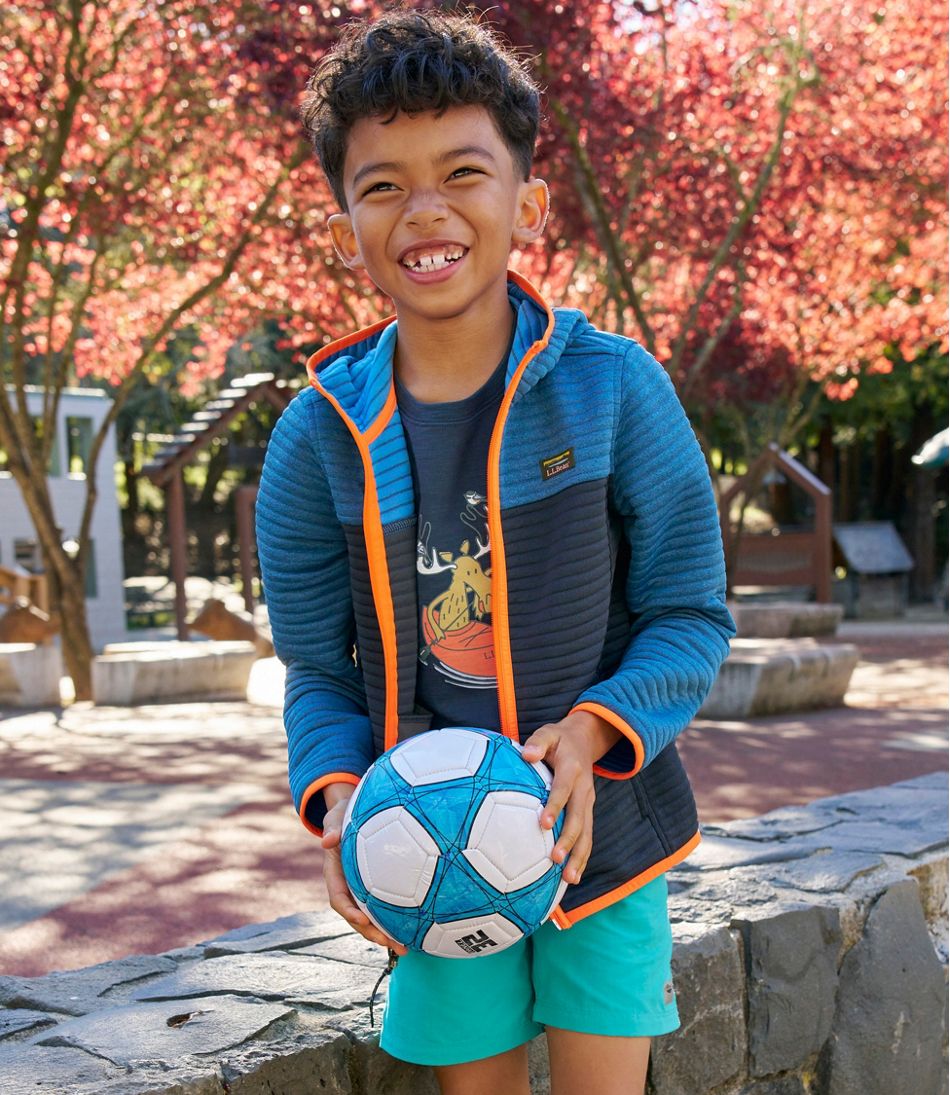 Kids' Airlight Full-Zip Hoodie, Colorblock / L.L.Bean