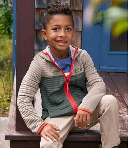 Kids' Airlight Full-Zip Hoodie, Colorblock / L.L.Bean