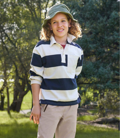 Kids' Striped Rugby Shirt / L.L.Bean
