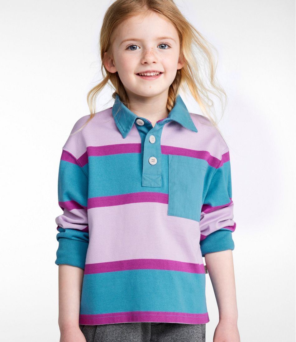 Kids' Striped Rugby Shirt / L.L.Bean
