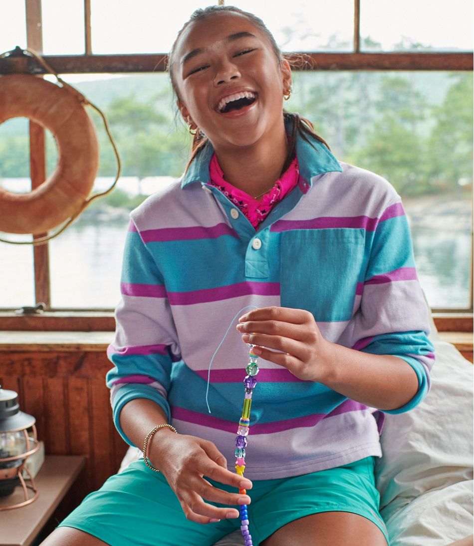 Kids' Striped Rugby Shirt / L.L.Bean