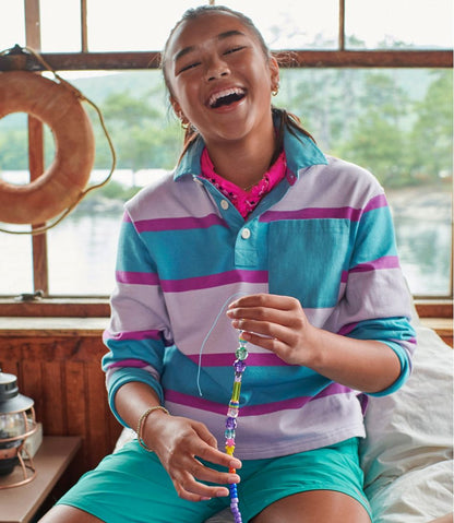 Kids' Striped Rugby Shirt / L.L.Bean