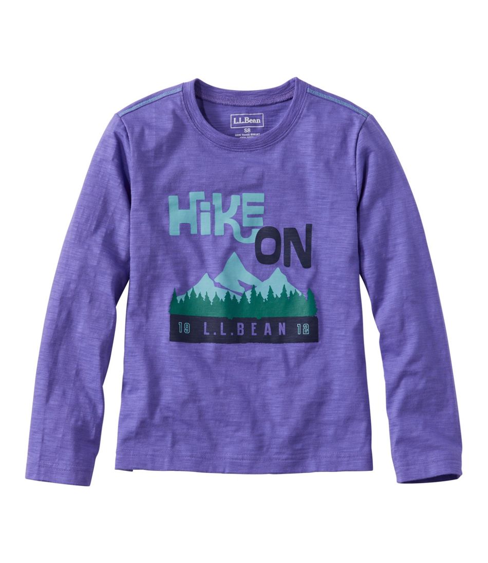Kids' Graphic Tee, Long-Sleeve Glow-in-the-Dark / L.L.Bean