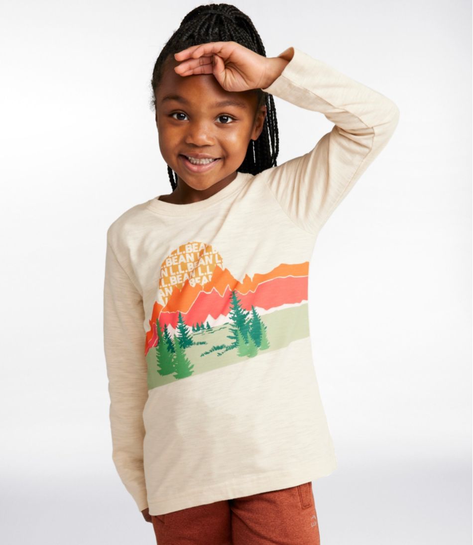 Kids' Graphic Tee, Long-Sleeve Glow-in-the-Dark / L.L.Bean