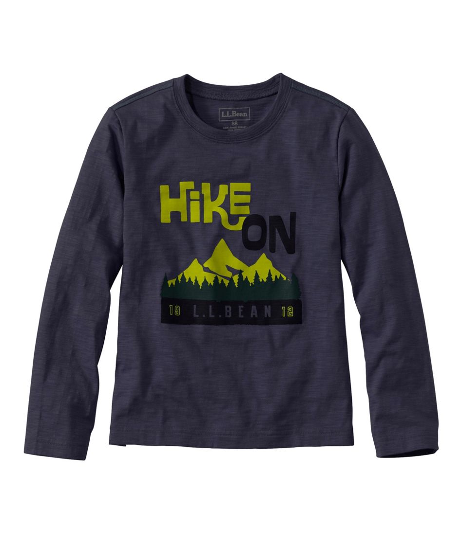 Kids' Graphic Tee, Long-Sleeve Glow-in-the-Dark / L.L.Bean