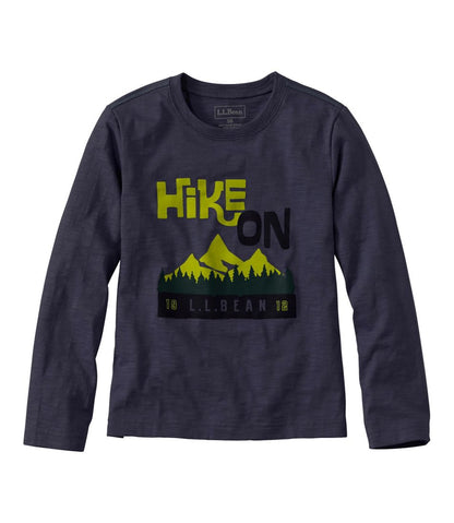 Kids' Graphic Tee, Long-Sleeve Glow-in-the-Dark / L.L.Bean