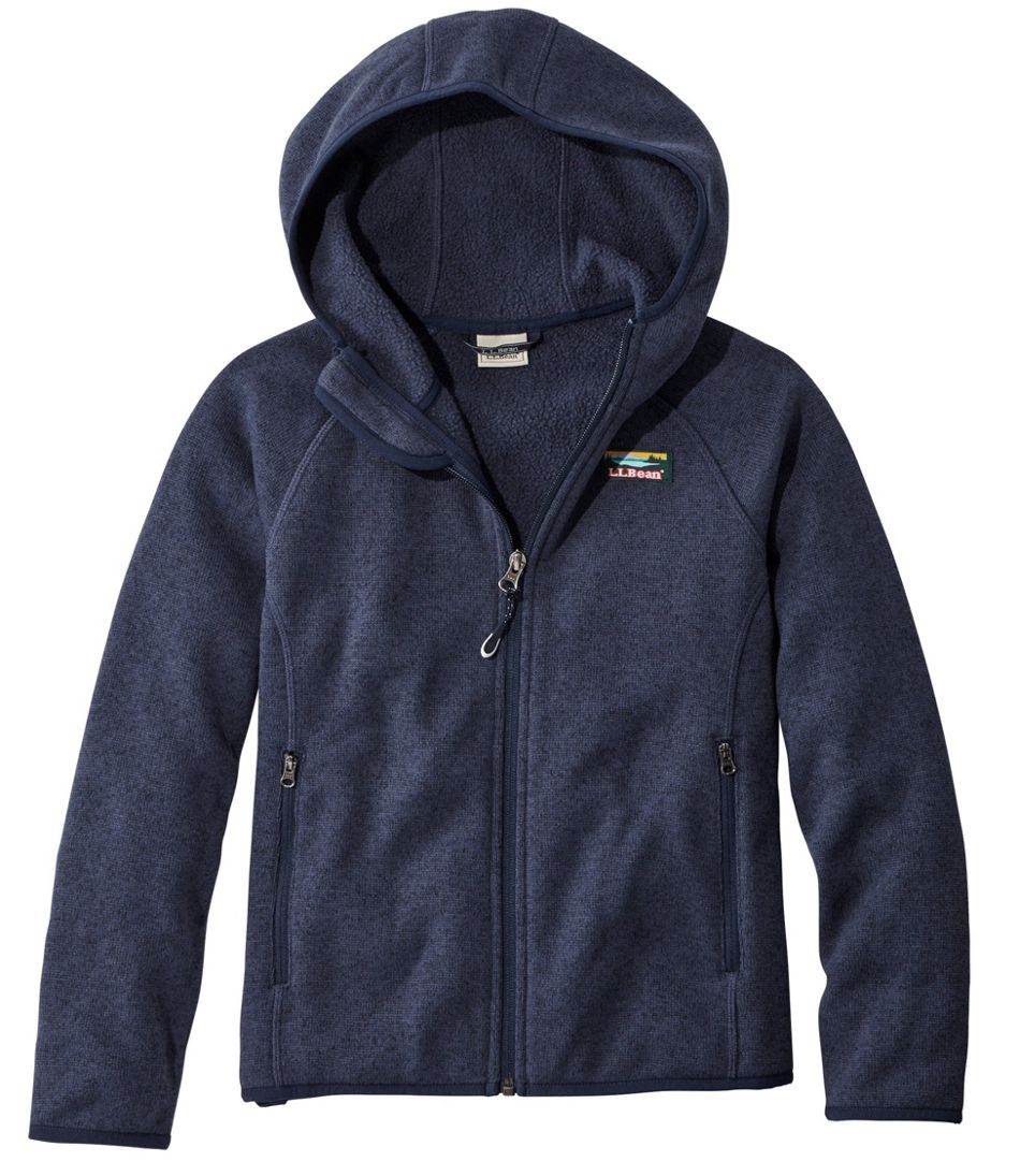 Kids' Sweater Fleece, Hooded / L.L.Bean