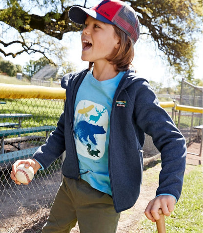 Kids' Sweater Fleece, Hooded / L.L.Bean