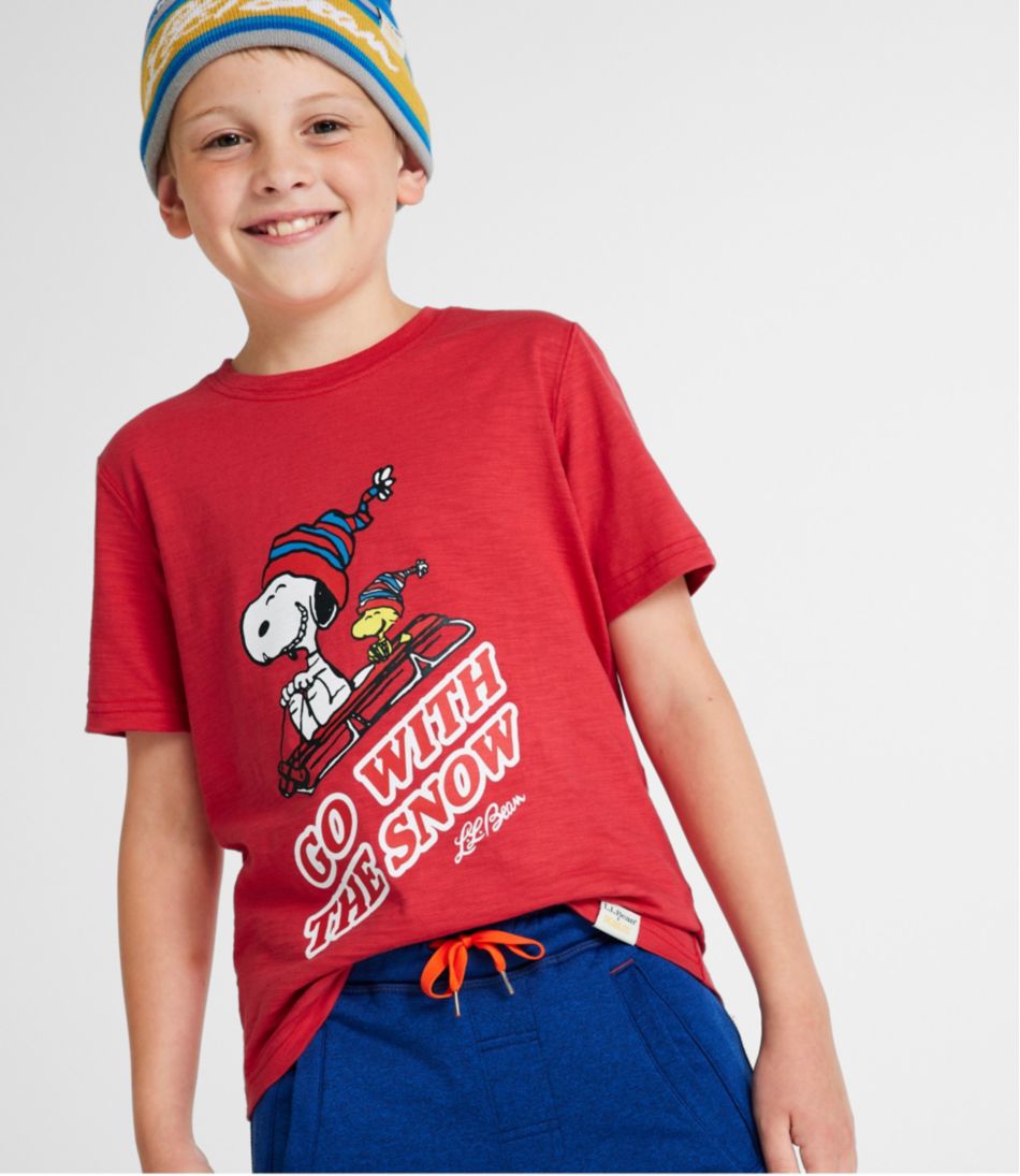Kids' x Peanuts Short-Sleeve Tee / L.L.Bean