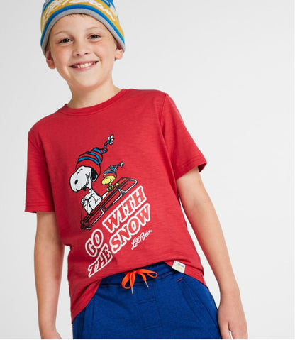 Kids' x Peanuts Short-Sleeve Tee / L.L.Bean
