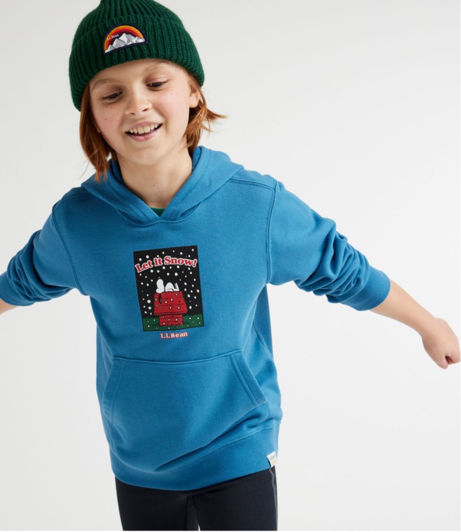 Kids' x Peanuts Sweatshirt Hoodie / L.L.Bean