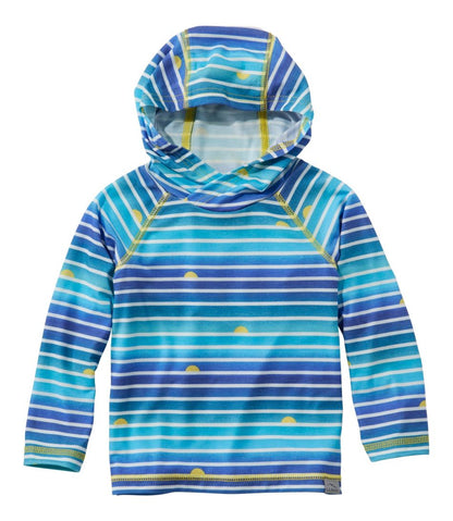 Toddlers' Everyday SunSmart® Hooded Tee, Long-Sleeve Stripe / L.L.Bean
