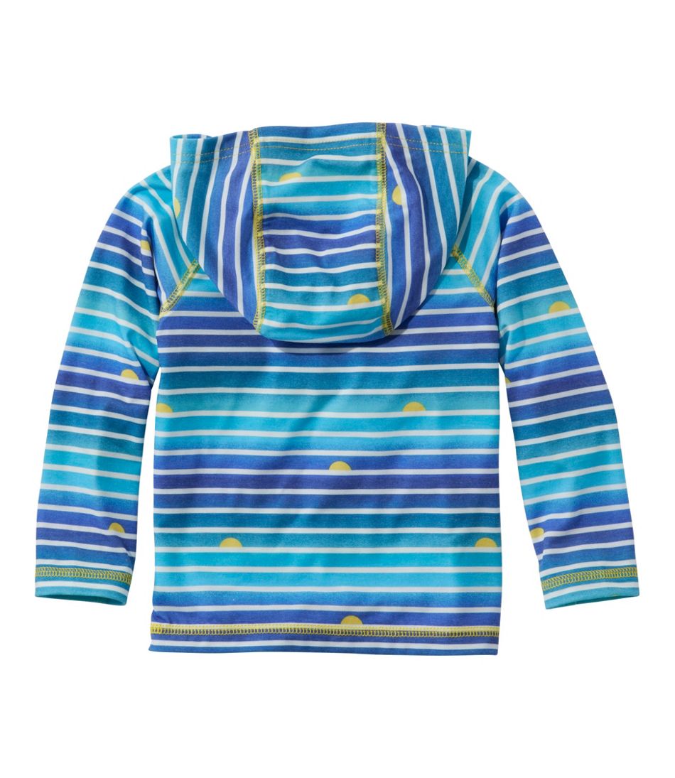Toddlers' Everyday SunSmart® Hooded Tee, Long-Sleeve Stripe / L.L.Bean
