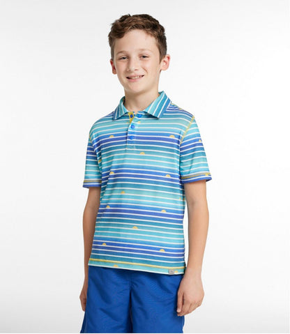 Kids' Everyday SunSmart® Polo, Print / L.L.Bean