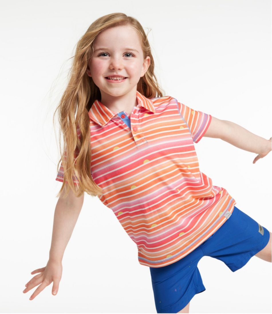 Kids' Everyday SunSmart® Polo, Print / L.L.Bean