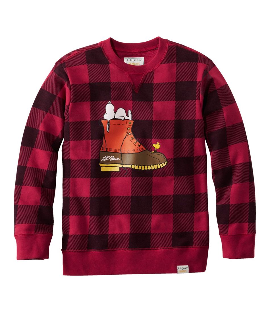 Kids' x Peanuts Crew Sweatshirt / L.L.Bean