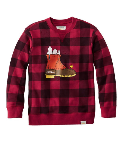 Kids' x Peanuts Crew Sweatshirt / L.L.Bean