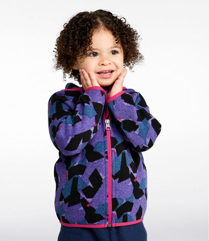 Infants' and Toddlers' Sweater Fleece, Full-Zip Print / L.L.Bean