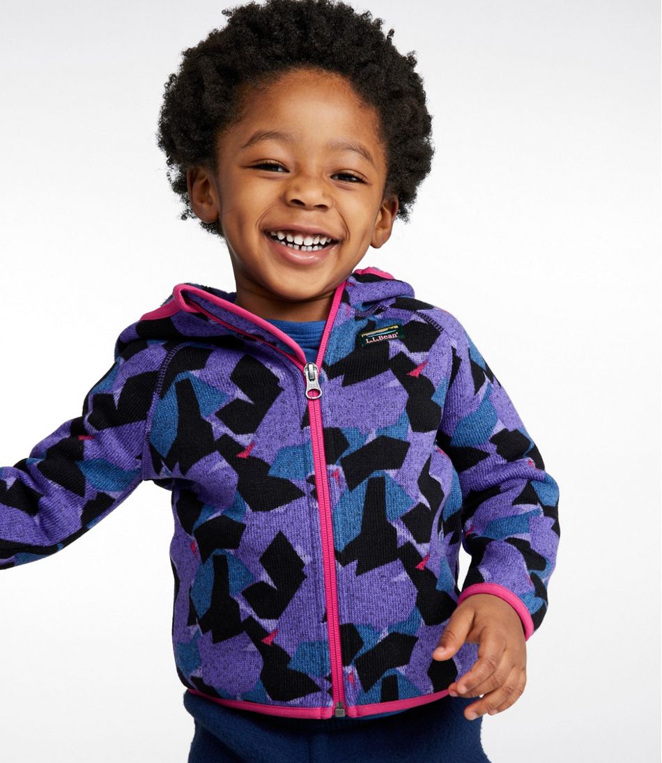 Infants' and Toddlers' Sweater Fleece, Full-Zip Print / L.L.Bean