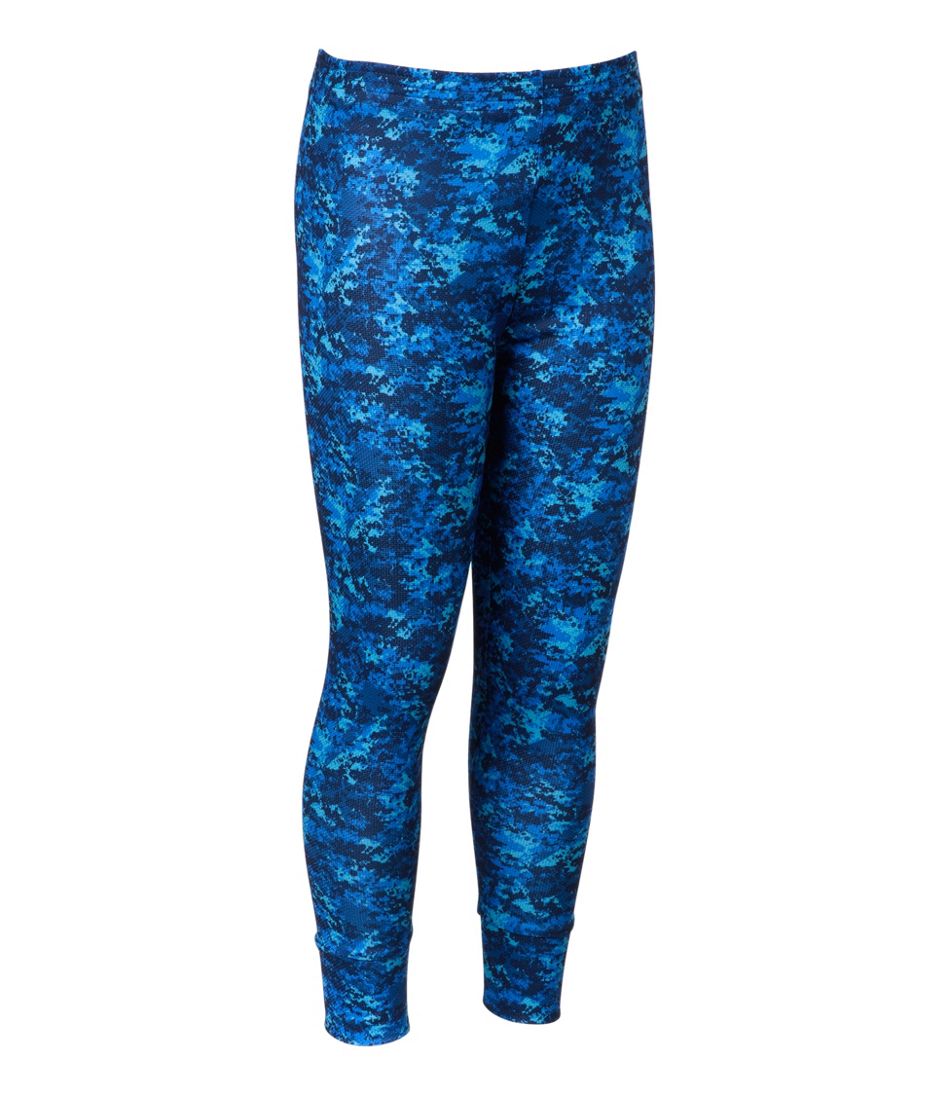 Kids' Wicked Warm Midweight Long Underwear, Pants Print / L.L.Bean