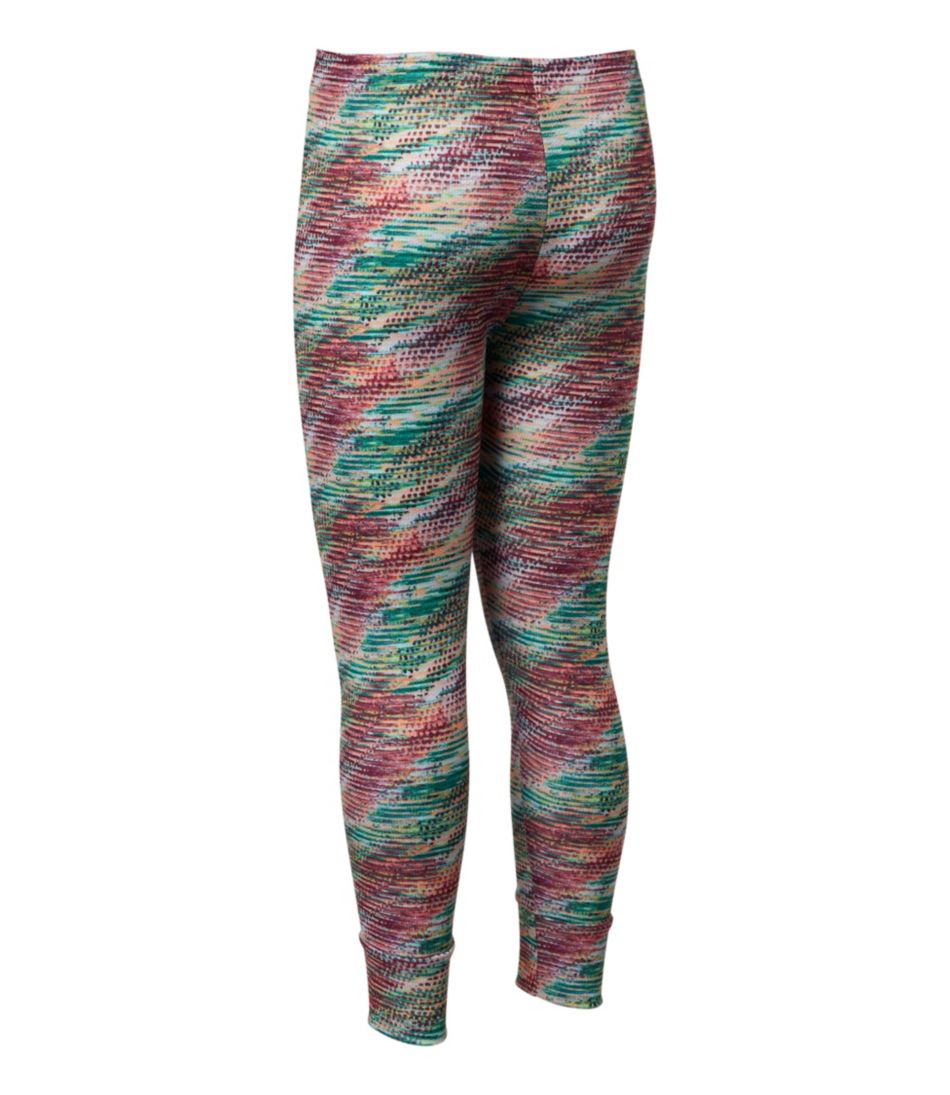 Kids' Wicked Warm Midweight Long Underwear, Pants Print / L.L.Bean