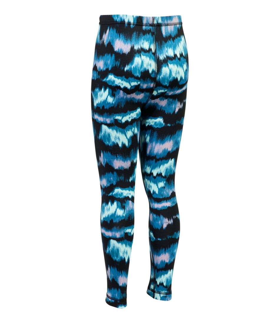 Kids' Wicked Warm Long Underwear, Expedition-Weight Print Pants / L.L.Bean