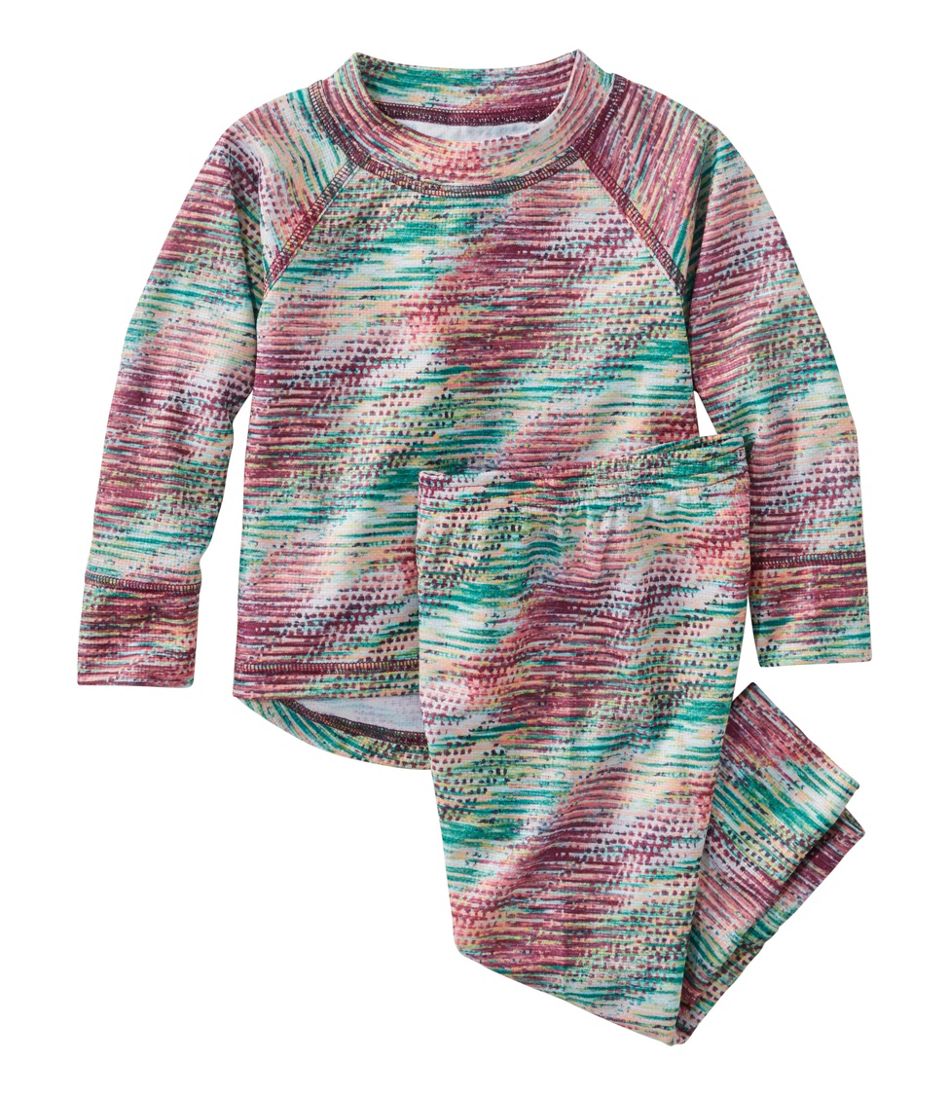 Toddlers' Wicked Warm Midweight Underwear Set, Print / L.L.Bean