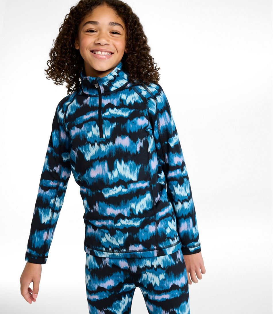Little Kids' Wicked Warm Long Underwear, Expedition-Weight Print Top / L.L.Bean