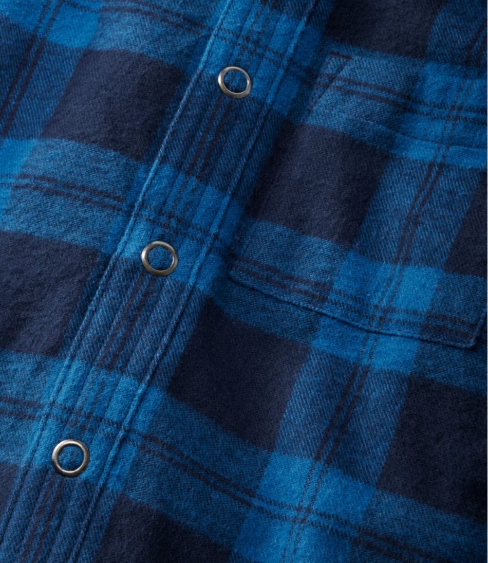 Toddlers' Fleece-Lined Flannel Shirt, Hooded / L.L.Bean