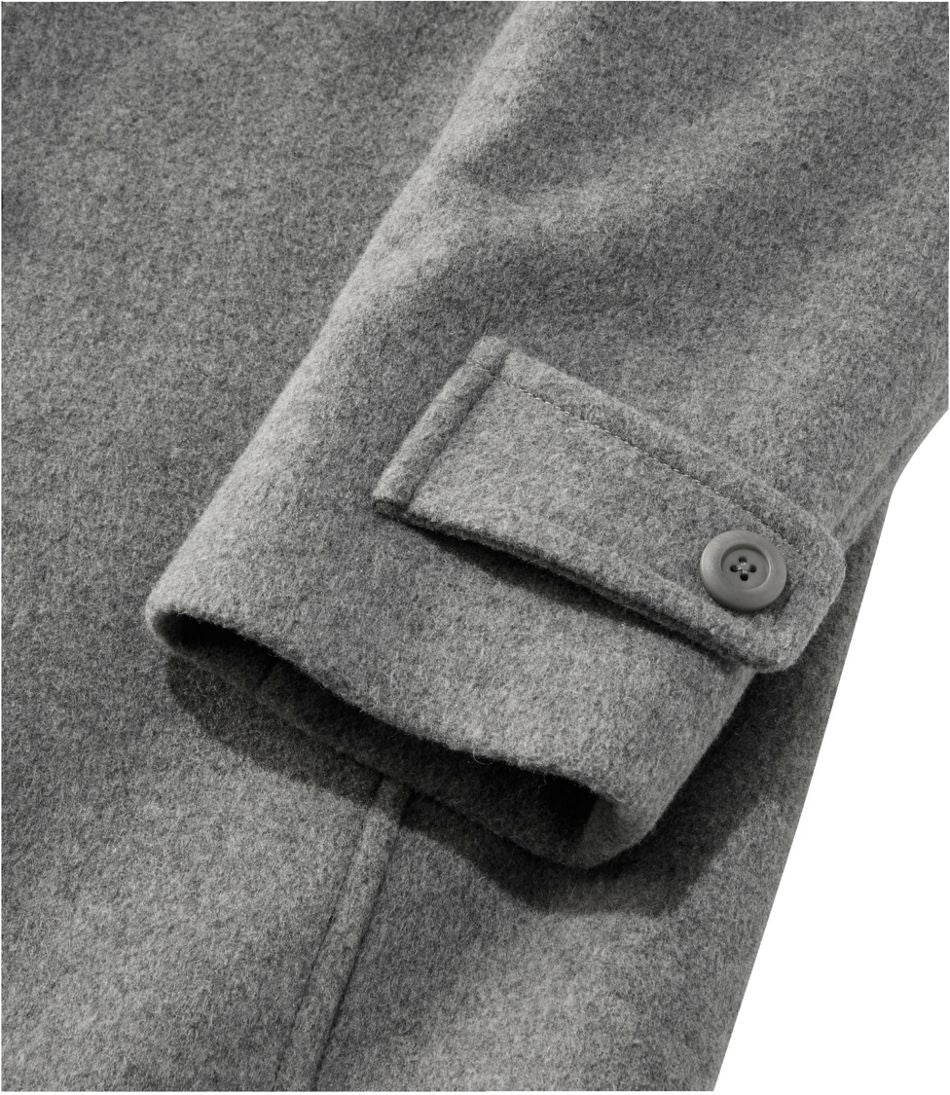 Women's Classic Lambswool Polo Coat, Three-Quarter Length / L.L.Bean