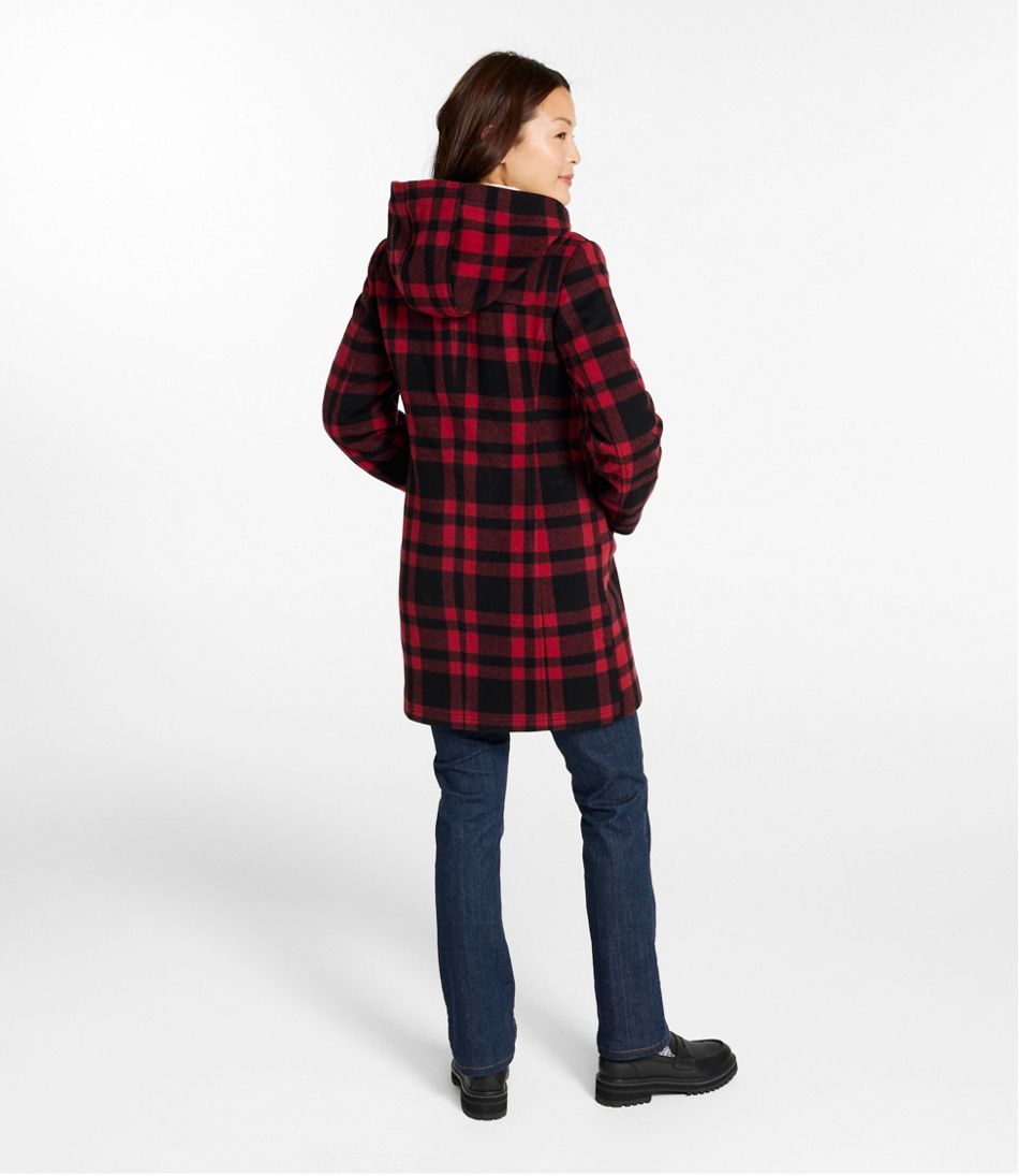 Women's Classic Lambswool Duffel Coat, Pattern / L.L.Bean
