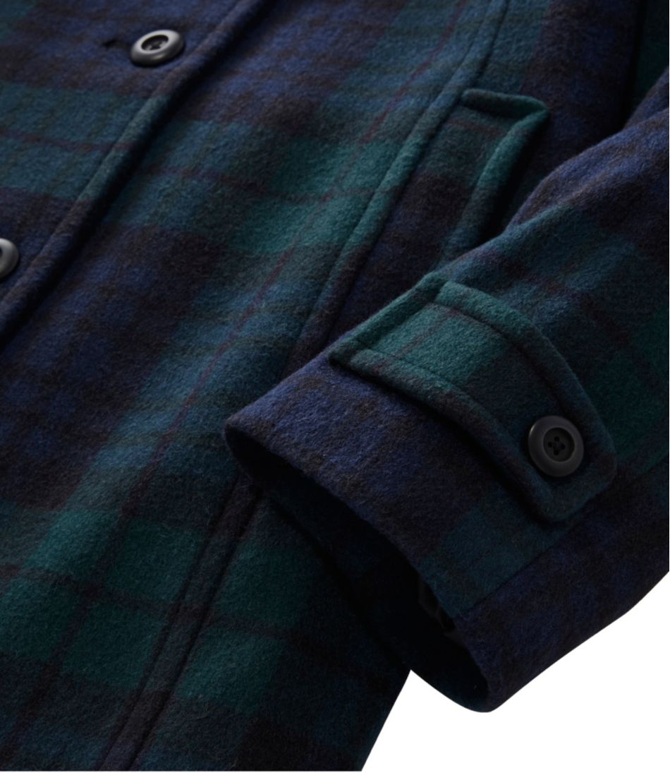 Women's Classic Lambswool Polo Coat, Three-Quarter, Pattern / L.L.Bean