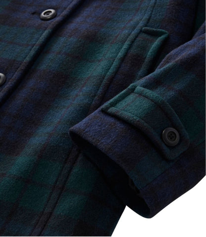 Women's Classic Lambswool Polo Coat, Three-Quarter, Pattern / L.L.Bean