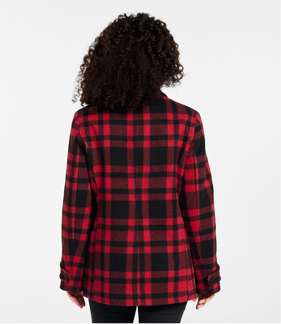 Women's Classic Lambswool Peacoat, Pattern / L.L.Bean